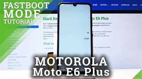 How To Open Fastboot Mode In Motorola Moto E Plus Enable Exit