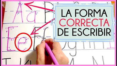 Cómo escribir bien las letras MiBBmemima