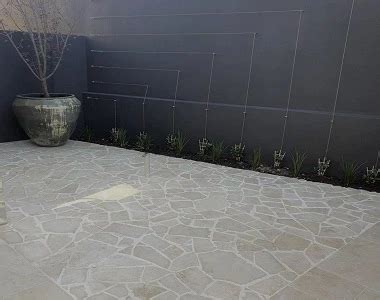 Travertine Crazy Paving White Cream Silver Free Samples