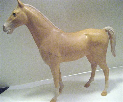 Large Vintage1965 Marx Toy Plastic Horse By Momsheirlooms On Etsy