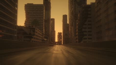 Post Apocalyptic City Background 20397792 Stock Video at Vecteezy