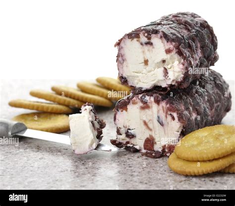 Cheese And Crackers Stock Photo - Alamy