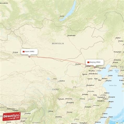 Direct Flights From Hami To Beijing HMI To PEK Non Stop