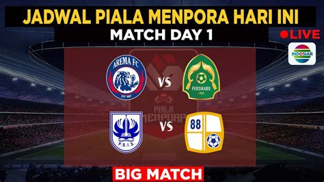 Jadwal Siaran Langsung Piala Menpora Psis Semarang Vs Barito