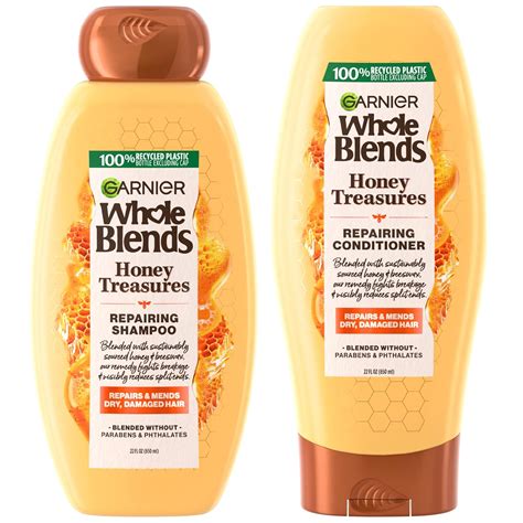 Amazon Garnier Whole Blends Honey Treasures Repairing Shampoo And