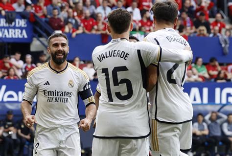 Hasil Osasuna Vs Real Madrid Di Liga Spanyol 2023 2024 Los Blancos