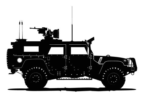 Armored Vehicle Graphic Silhouette Vector Art At Vecteezy