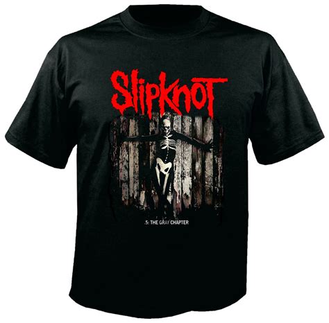 Slipknot 5 The Gray Chapter T Shirt Metal And Rock T Shirts And Accessories