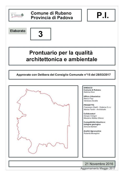 Pdf Prontuario Per La Qualit Architettonica E Ambientale