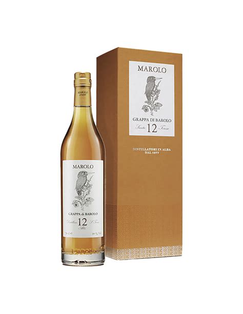 Grappa Di Barolo 12 Anni 700 Ml Astuccio Marolo