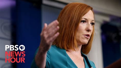 Watch Live Jen Psaki Holds White House News Briefing Youtube