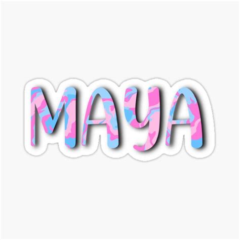 Maya Sticker For Sale By Dolphin1128 Redbubble