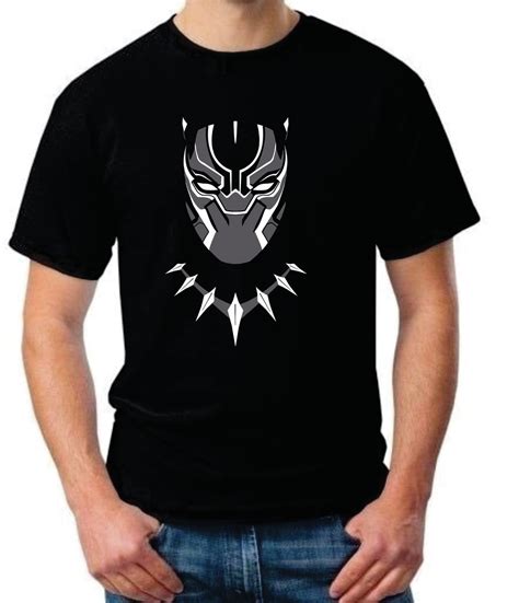 Camiseta Black Panther Pantera Negra Elo Produtos Especiais