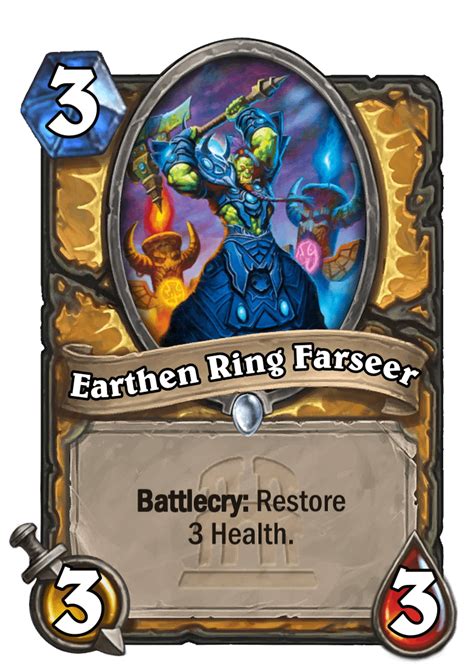 New Paladin Card From Titans Earthen Ring Farseer Rhearthstone