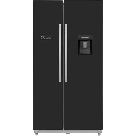 Hisense Rs723n4wb1 American Fridge Freezer Black Gloss A Rated