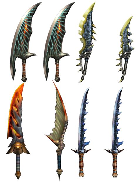 Monster Hunter Weapons PNG