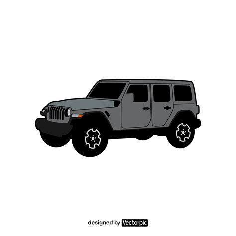 Jeep Car Design Free Vector Vectorpic