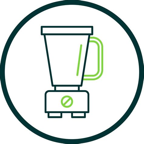 Mixer Blender Line Circle Icon Vector Art At Vecteezy