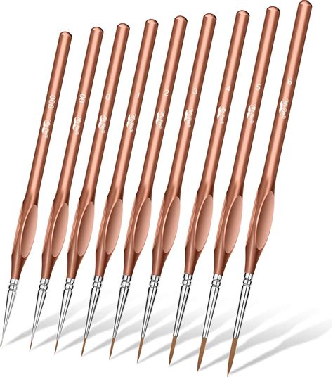 Amazon Mr Pen Detail Paint Brushes Set Pcs Rose Gold