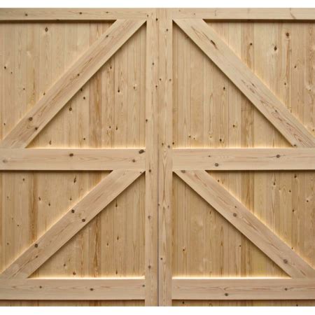 Leighton Solid Boarded Garage Doors Kinder Timber Products