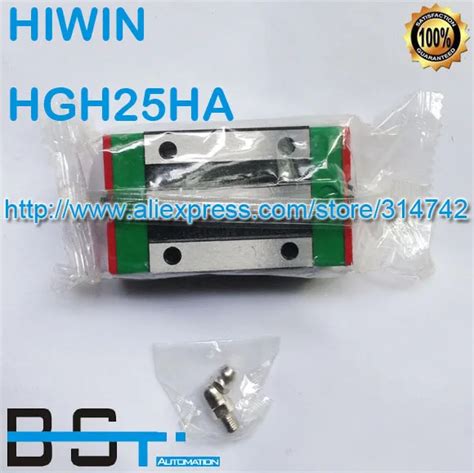 HGH25HA 100 Original HIWIN Lengthen Linear Carriages Blocks HGH25HA