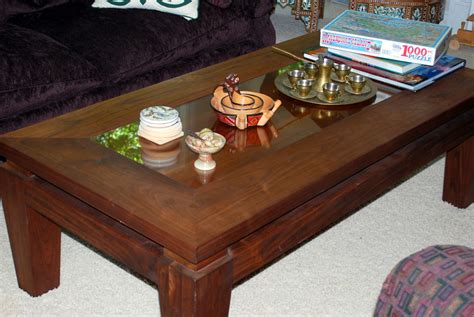 Walnut & Osage Orange Coffee Table. The solid Walnut Coffee Table