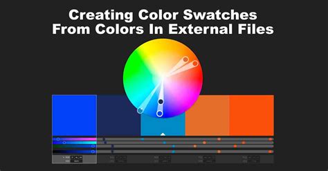 How To Create Color Swatches From External Files In Photoshop