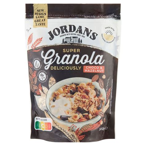 Jordan Chocolate And Hazelnut Granola 500 G Carrefour Site