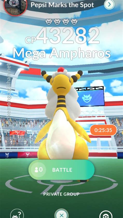 Mega Ampharos Raid Boss Pokemon Go