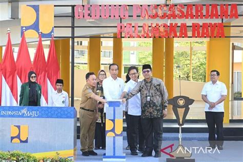 Presiden Resmikan Pembangunan Dan Renovasi Sarana Pendidikan Kalteng