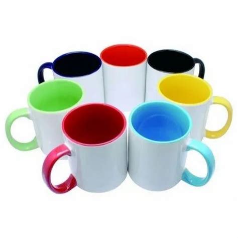 Multicolor Plain Colored Sublimation Mug For Drinking And Gifting