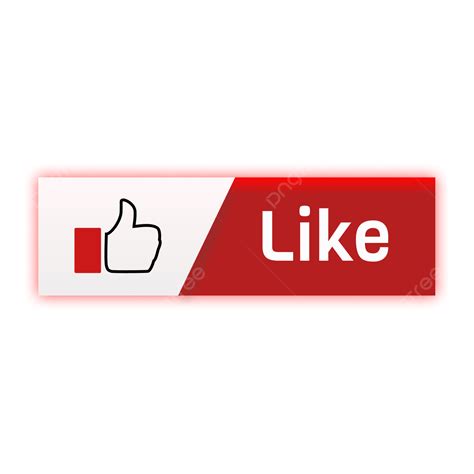 Like Button Transparent Background Free Download, Like Button, Like ...