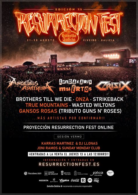 Se Cancela El Resurrection Fest XS 2020 The Metal Circus The Metal