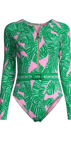 Lilly Pulitzer Womens Toretta Rashguard One Piece Swimsuit