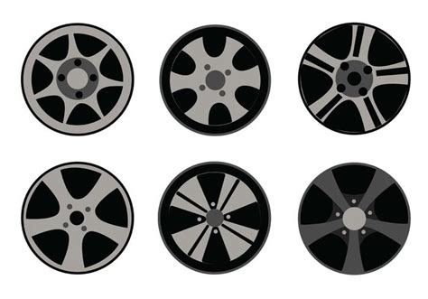 Alloy Wheels Vector Pack 153479 Vector Art at Vecteezy