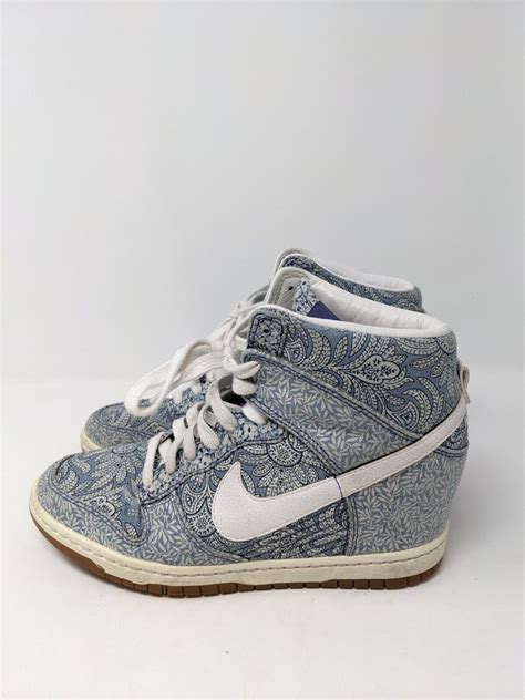 Nike Dunk Sky Hi X Liberty Of London Blue Recall Hidden Wedge 529040