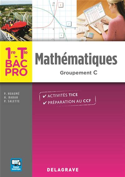 Mathématiques 1re Tle Bac Pro Groupement C 2016 Pochette élève