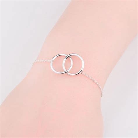 24 7 Jewelry Collection Infinity Dubbele Cirkel Armband Cirkels