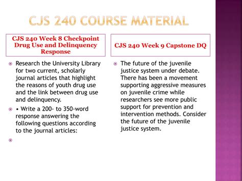 PPT CJS 240 Course Material Cjs240dotcom PowerPoint Presentation