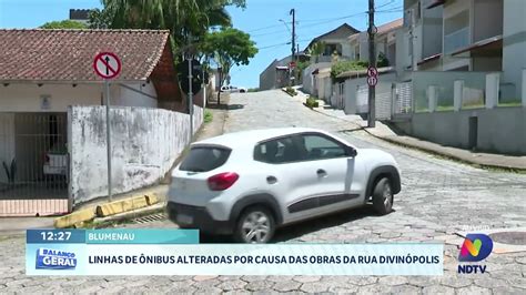 Linhas De Nibus Alteradas Por Causa Das Obras Da Rua Divin Polis