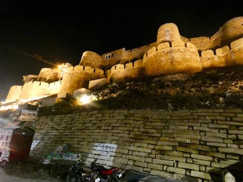 India: Jaisalmer – Jaisalmer Fort at Night – Travel2Unlimited