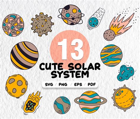 Solar System Svg Planets Svg Space Svg Earth Svg Moon Svg Svg Files