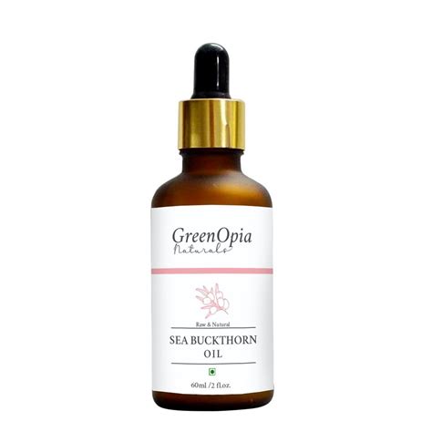 Cold Pressed GreenOpia Pure Sea Buckthorn Oil Packaging Size 60ml At