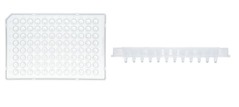 0 1ml Low Profile QPCR 96 Well Plate Semi Skirted