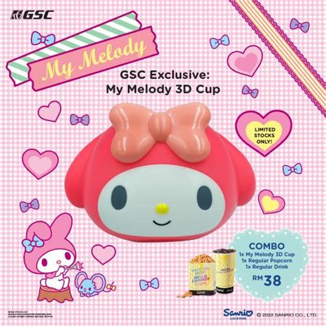 Gsc My Melody 3d Cup Combo