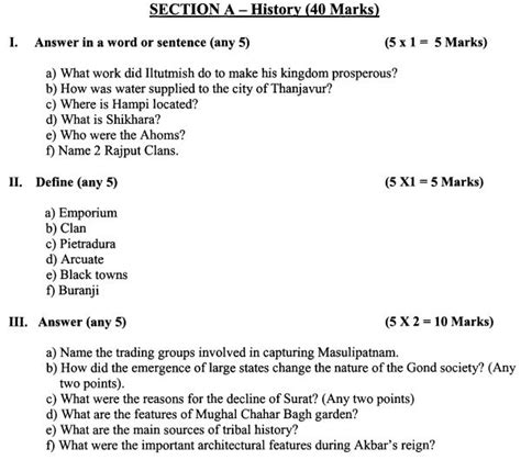 Cbse Class 7 Social Science Question Paper Set R