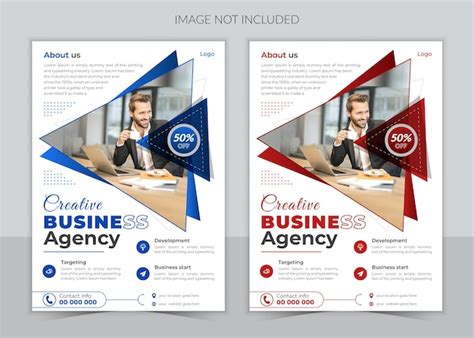 Premium Vector Free Vector Creative And Modern Corporate Flyer Template Design Marketing