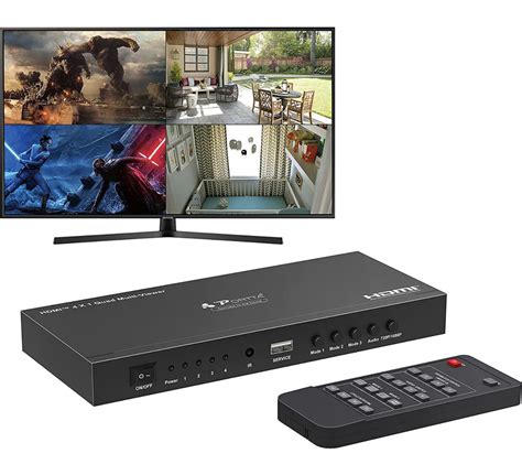 Hdmi Multiviewer Switch X Portta Hdmi Quad Multi Viewer Seamless