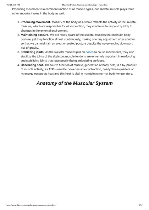 Solution Muscular System Anatomy And Physiology Nurseslabs Studypool