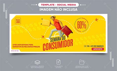 Social Media Banner Semana Do Consumidor Cupom De Desconto